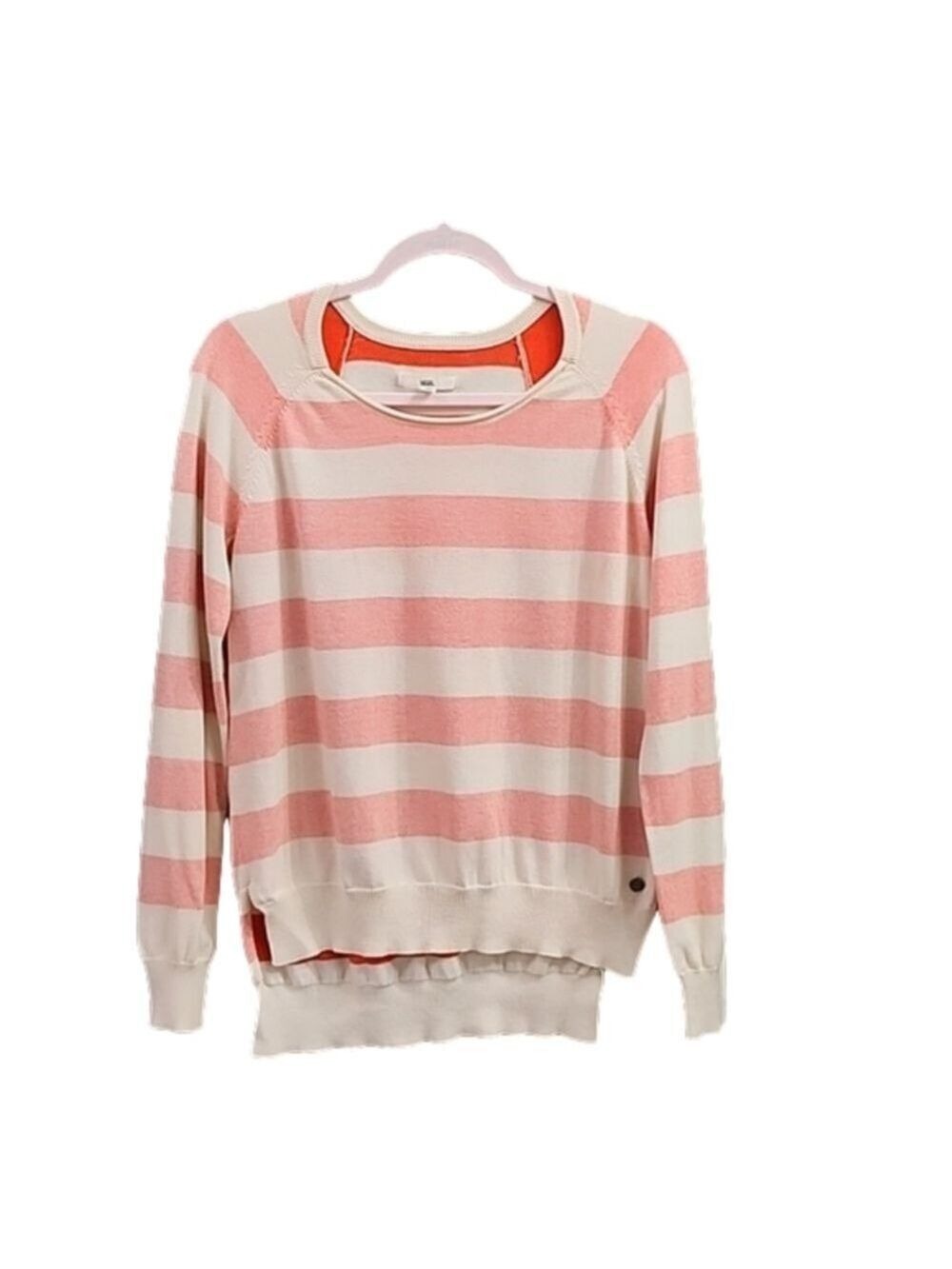 Vans ladies medium orange stripe sweater